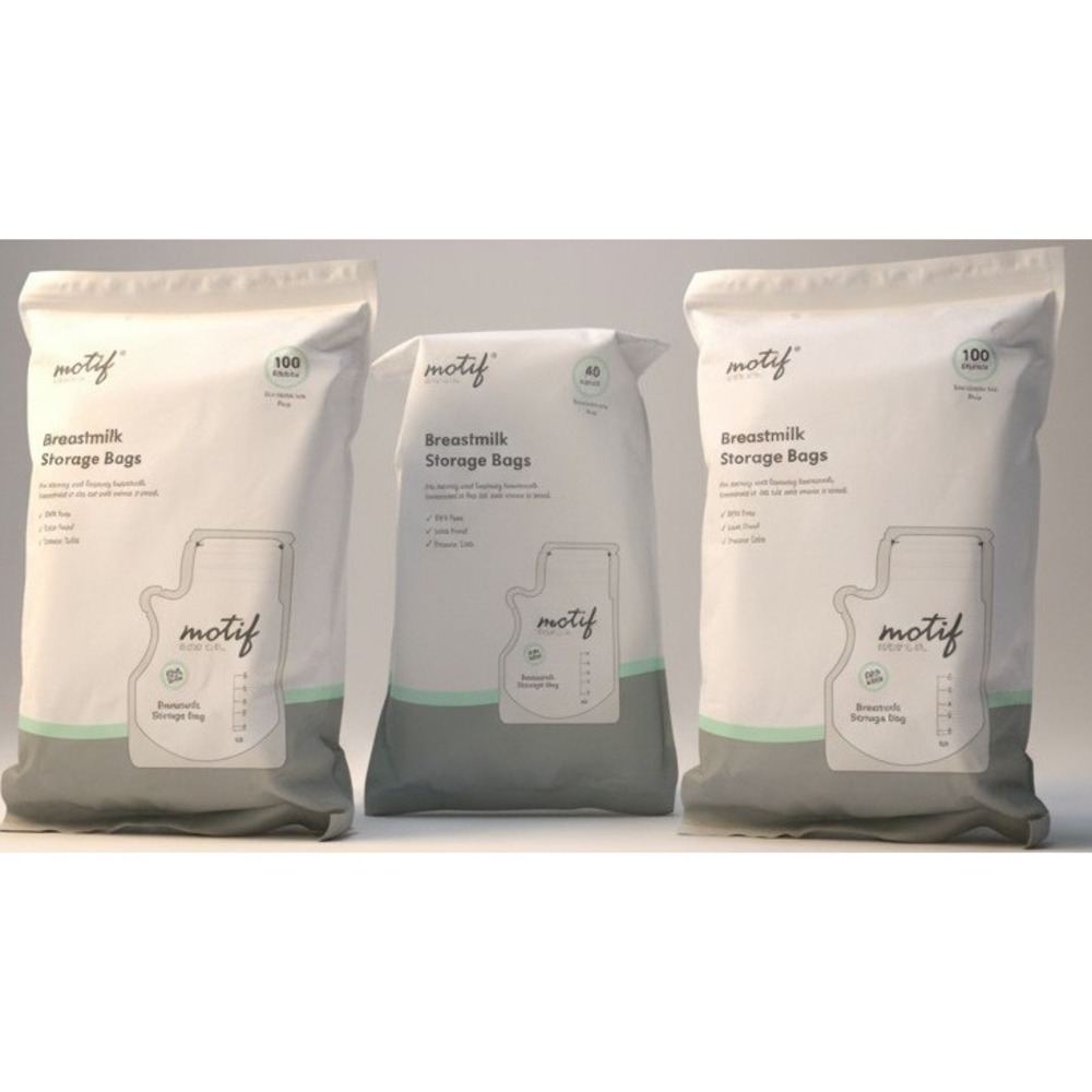 Motif Breastmilk Storage Bags 240 Ct 8oz Freezer Bags Nursing Pumping
